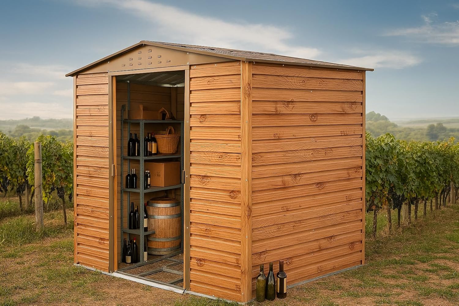 Abri de Jardin en métal  Duramax Alpine 8 x 6 (4,79 m²)