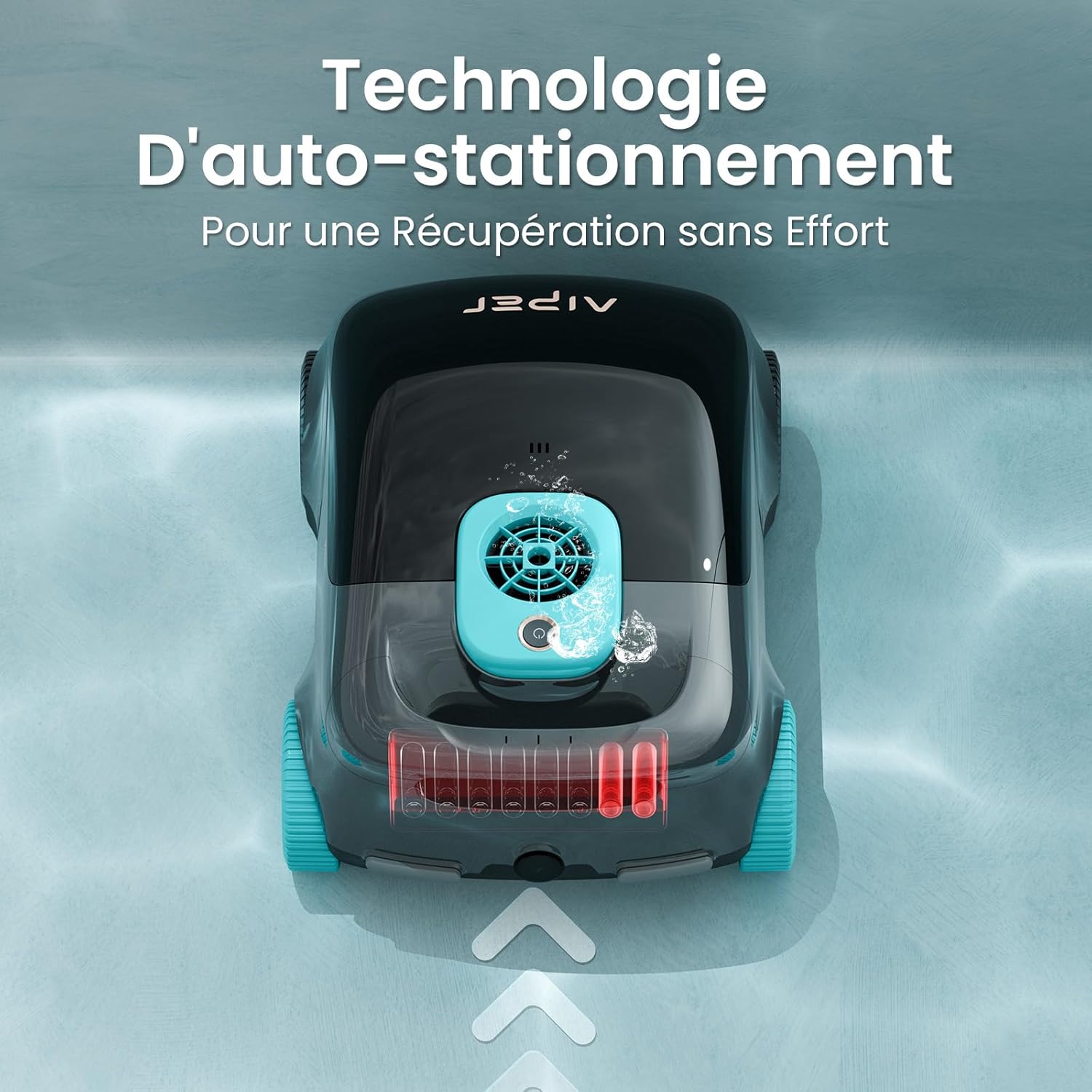 AIPER - Scuba E1 - robot piscine sans fil - filtration 3μm+180μm, tri-moteur, 130min, 100㎡