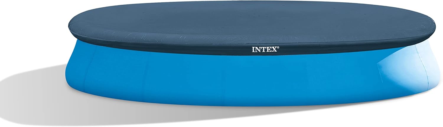 Intex - 26168NP - Kit Piscine Easy Set Autoportante (Ø) 4,57 X (H) 1,22M & 28023 - Bâche Protection pour Piscine Autoportante 4M57