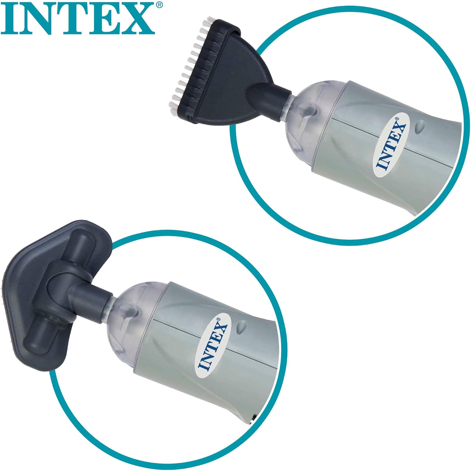 Intex - aspirateur piscine sous-marin, gris, à batterie, portatif