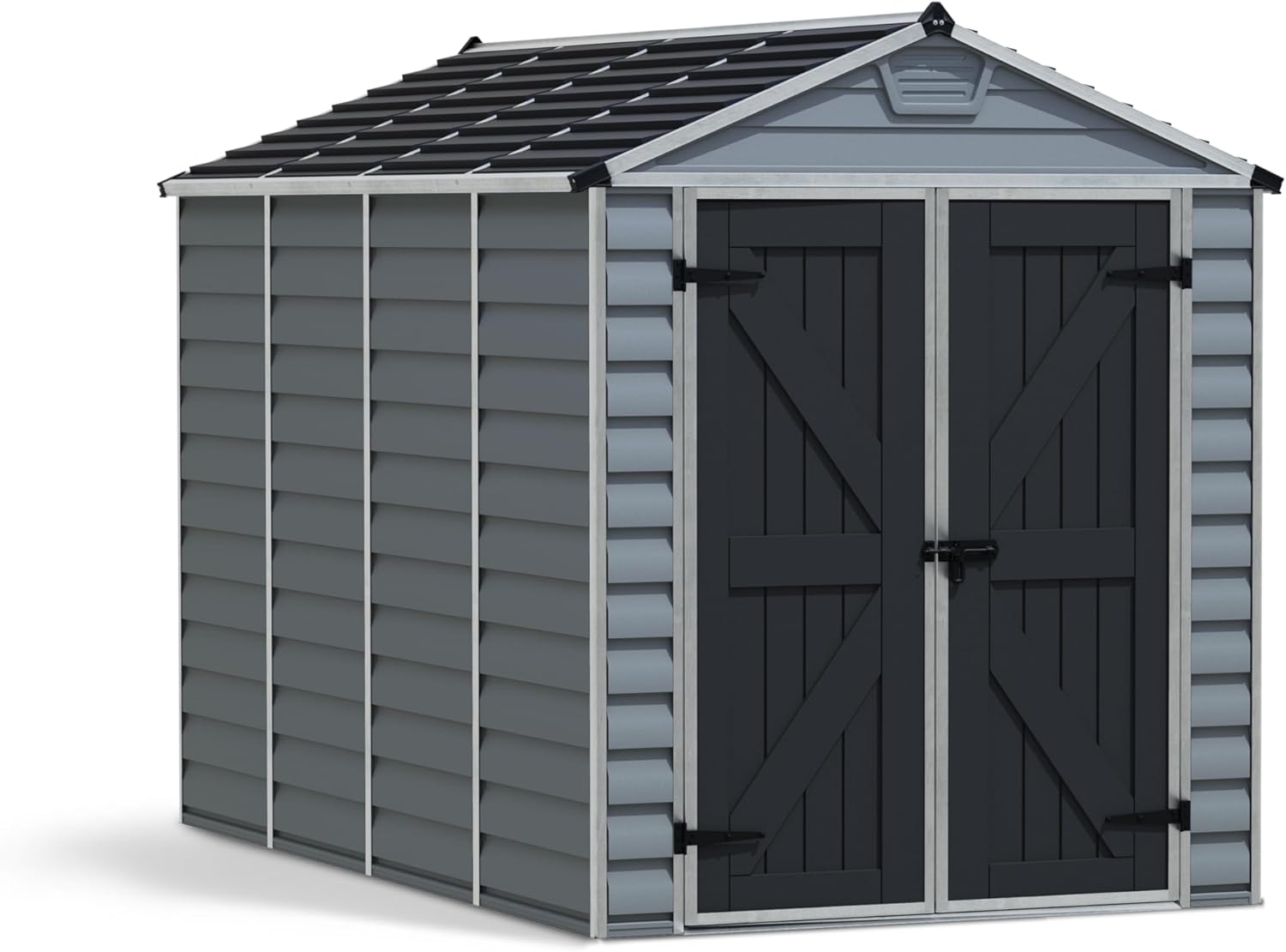 Canopia - Skylight - 5.6m² - abri de jardin alu polycarbonate gris