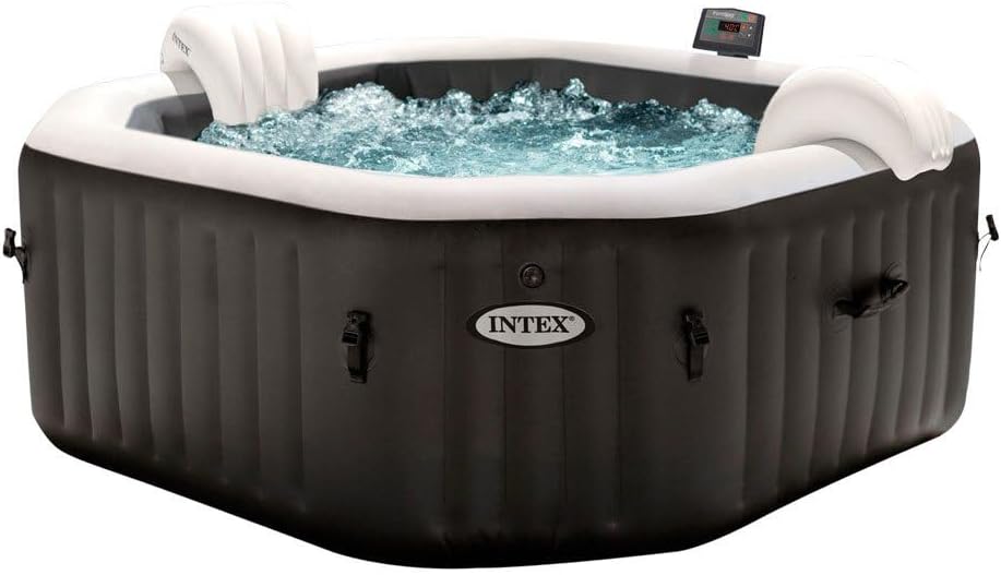 Intex - Pure Spa Carbone 4 places - spa gonflable - 201x71cm - 28458EX