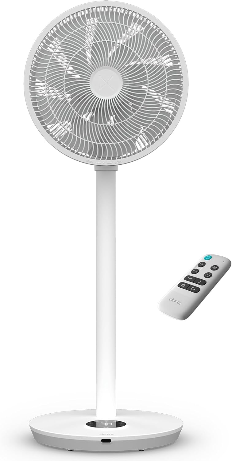 Duux - Whisper Flex 2 - 54-92cm - ventilateur silencieux, mode nuit, 2W, télécommande