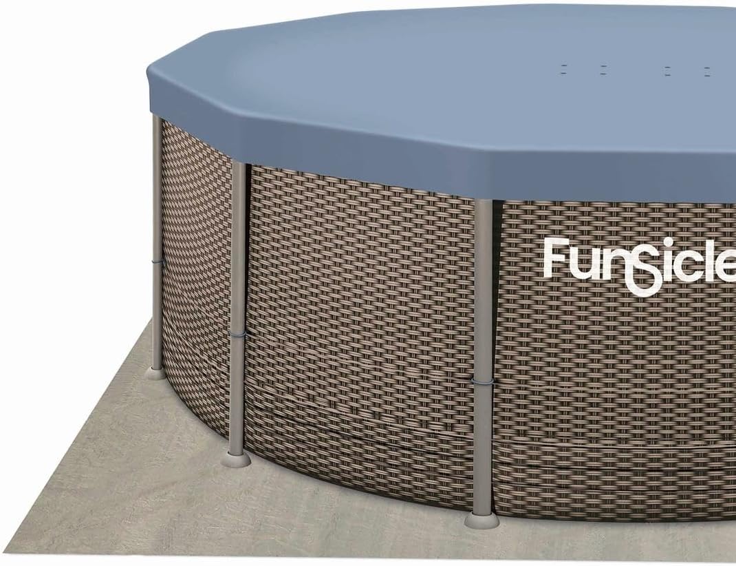 Funsicle - piscine tubulaire ronde - 3,66x1,22m - structure résistante