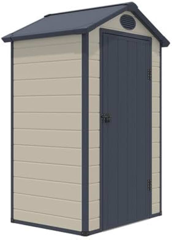 OOGarden - Abri de Jardin résine 1,39m² - Beige