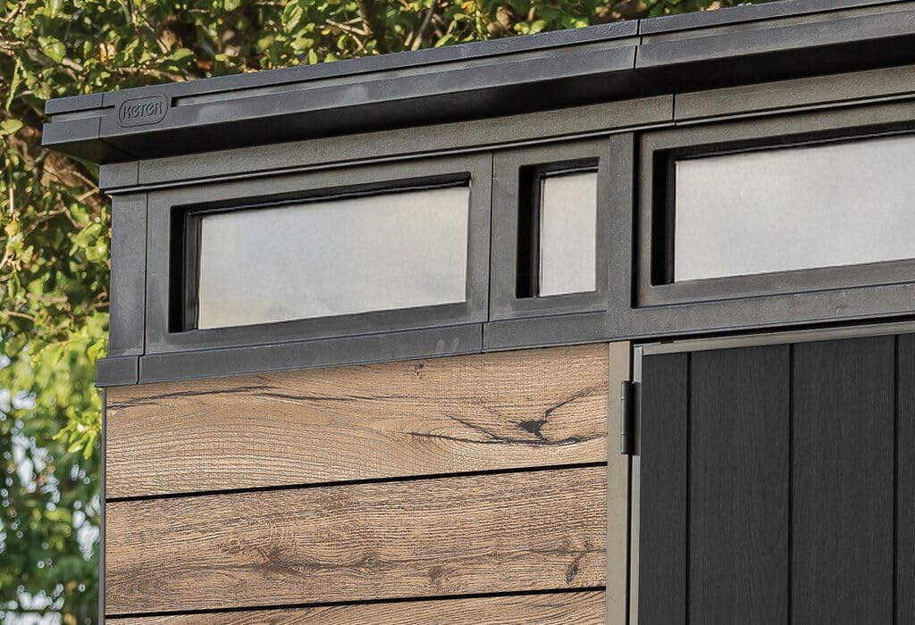 Abri de jardin 6m2 - aspect bois Douglas