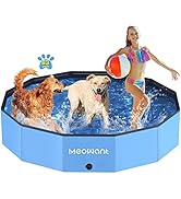 Meowant Piscine pour Chiens, Piscines Pliables pour Chiens de Grande Taille, Piscine de Bain pour...