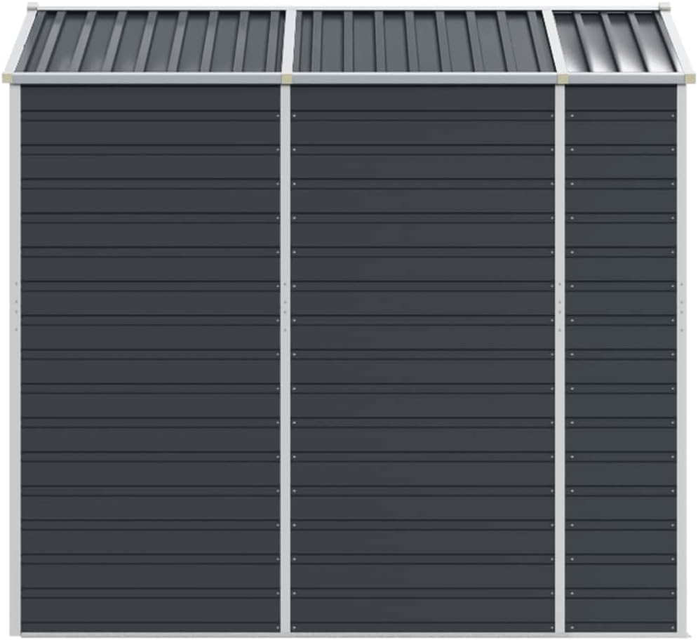 vidaXL Abri de Jardin Anthracite 191x215x198 cm Acier galvanisé