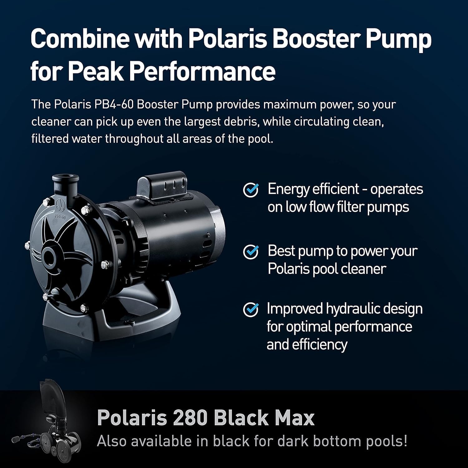 Zodiac - Polaris série F5 - dimensions compactes - nettoyage pression efficace P280