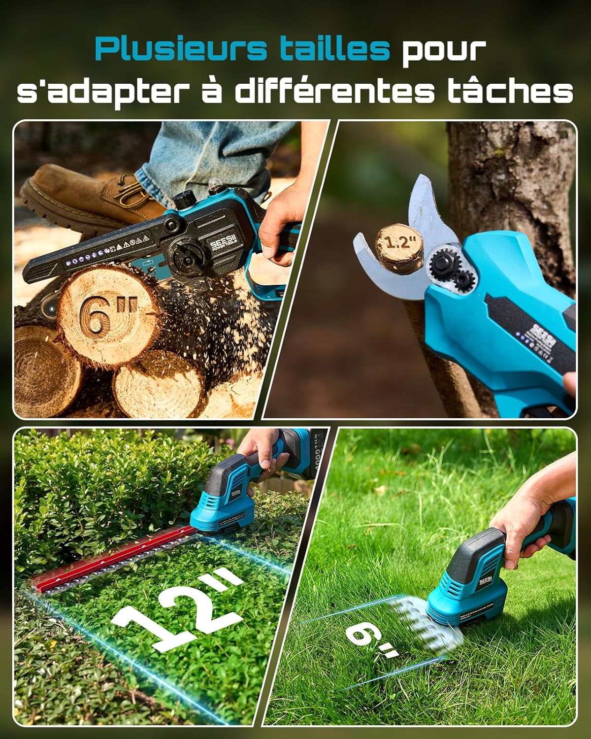 SEESII - Kit Jardin 8-en-1, 6