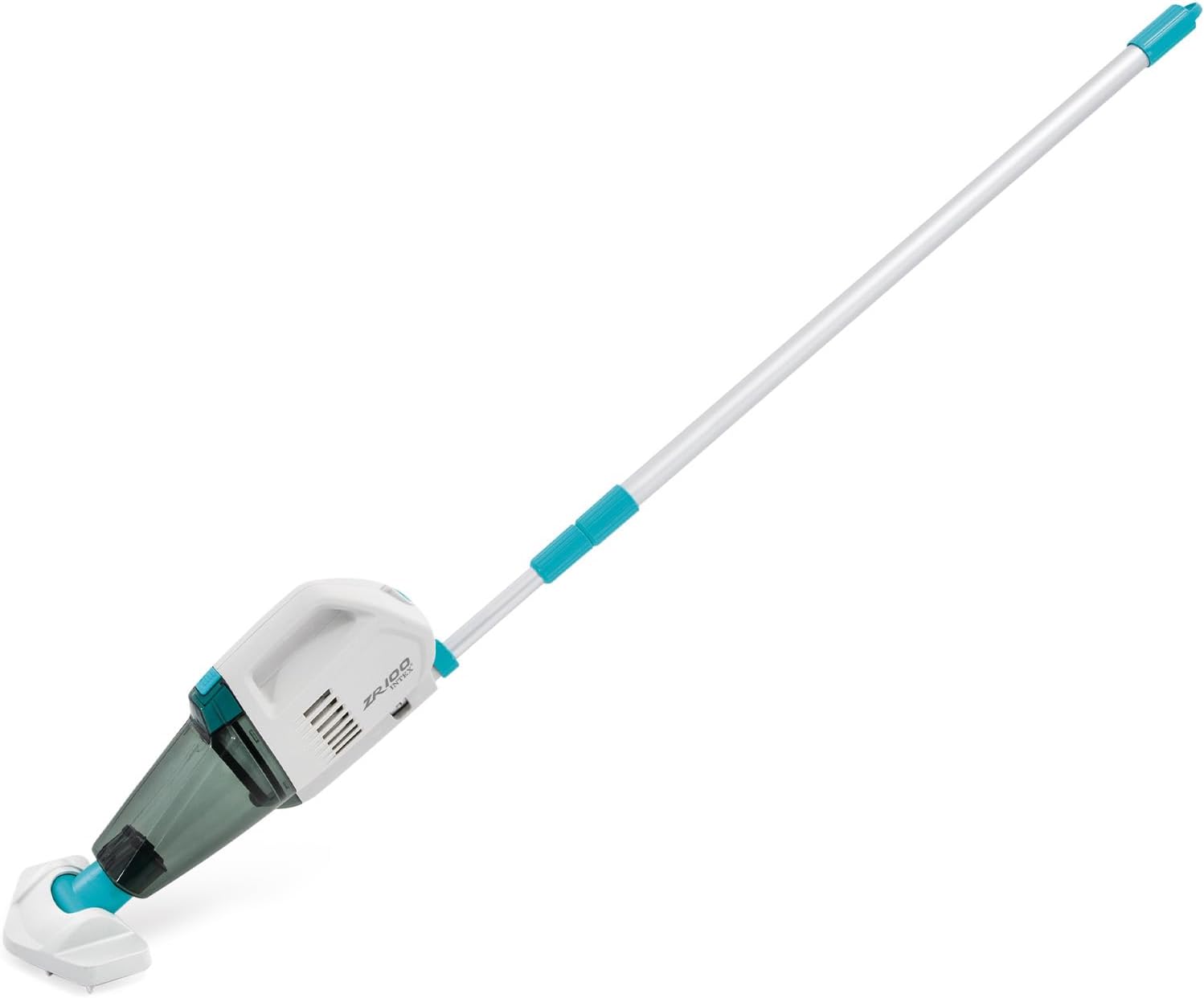 Intex - ZR100 - nettoyeur à batterie, compact, autonome, facile d'utilisation