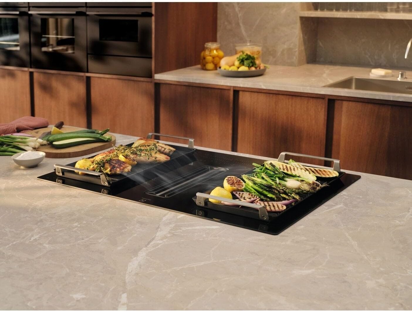 Electrolux - Plancha Grill 2.0 - pour four/feu - céramique antiadhésive - E9HHPG11