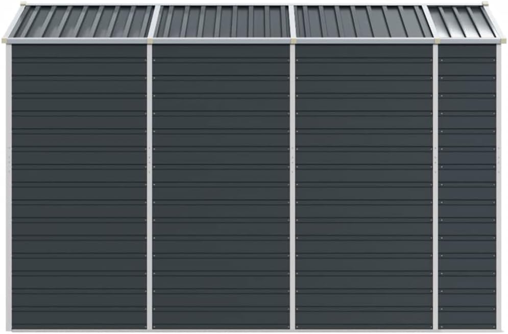 vidaXL Abri de Jardin Anthracite 191x300x198 cm Acier galvanisé