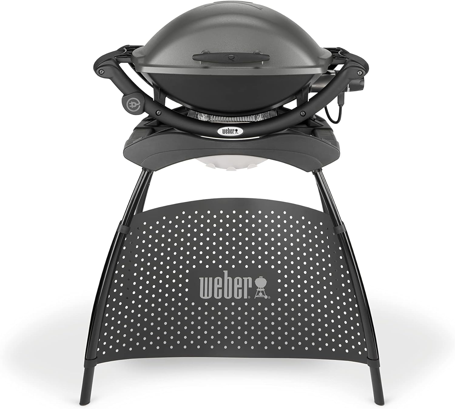 Weber - Q2400 série - 54x39 cm - grille fonte, support et tablettes 55020853
