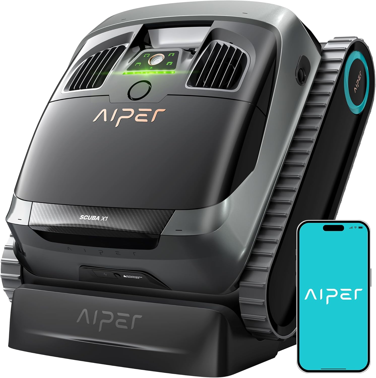 AIPER - Scuba X1 série - filtration ultra-fine, navigation intelligente, nettoyage ligne d’eau - SCUBAX1