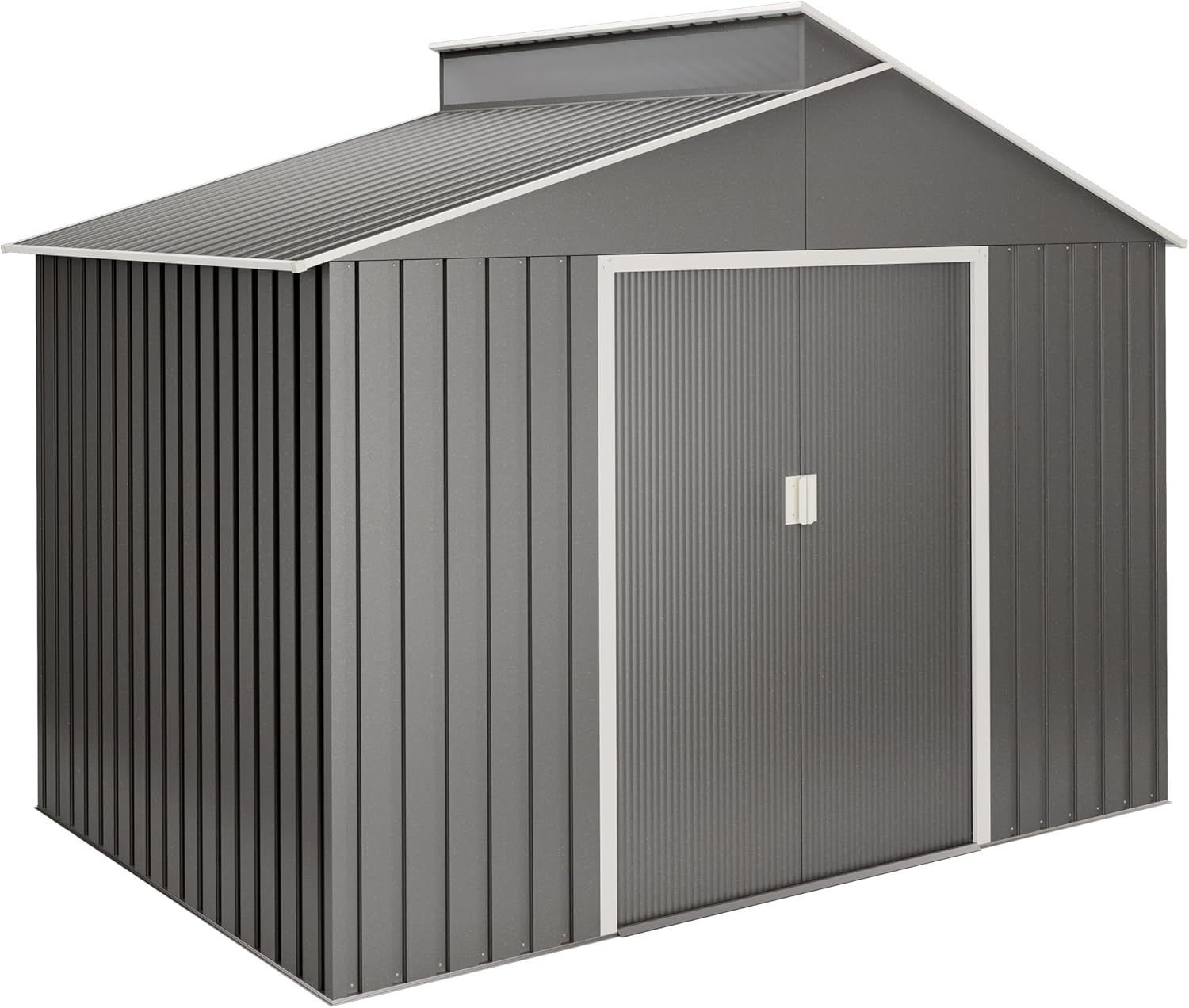 Hoggar Abri de Jardin en métal Lattsta 5.44 m2 - Garantie 10 Ans - 192x282x222cm