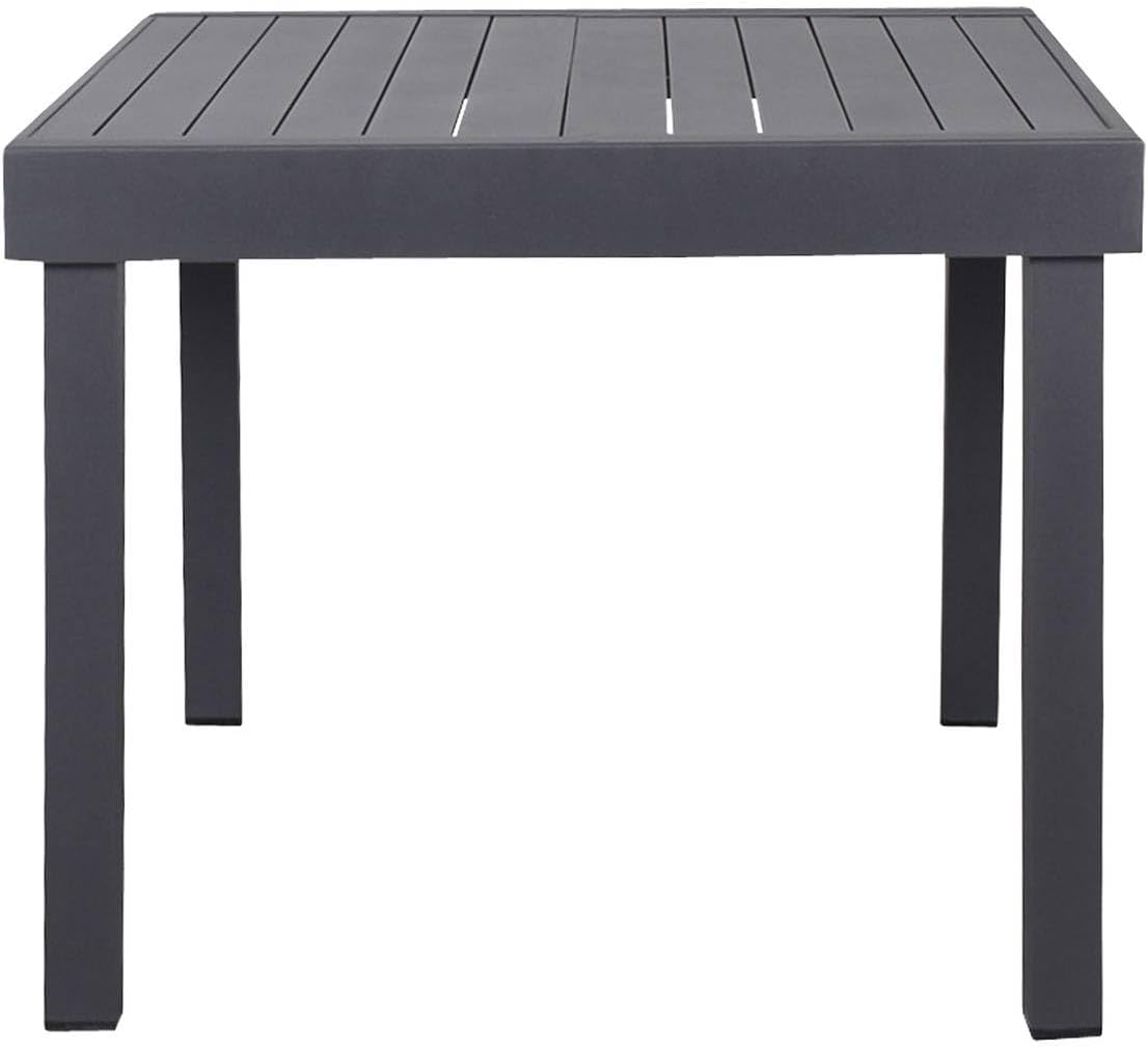 Hespéride - Piazza extensible - 180/240x90 cm - alu gris, 8 places