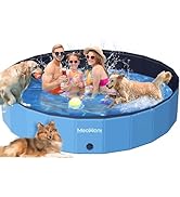 Meowant Piscine pour Chiens, Piscines Pliables pour Chiens de Grande Taille, Piscine de Bain pour...