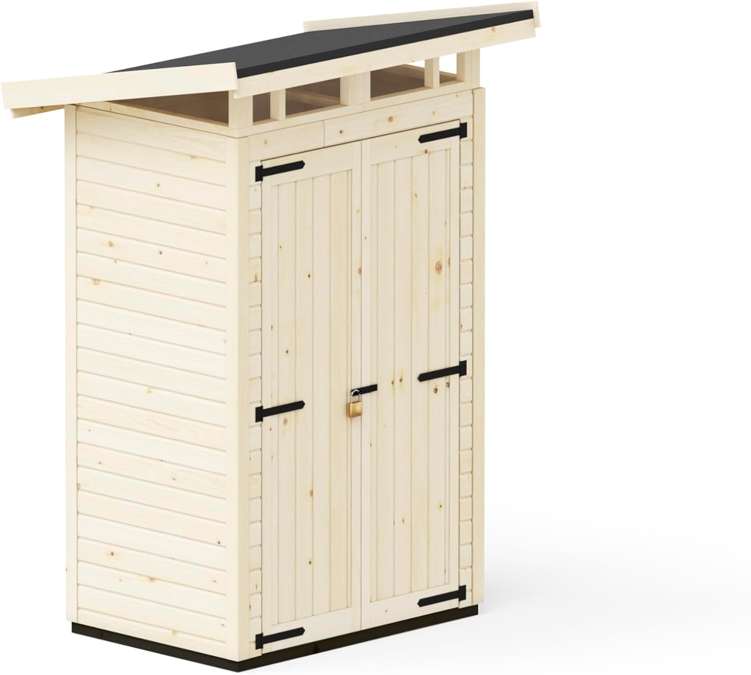 Upyard - Strongbox S - 127x87 cm - abri jardin bois toit plastique