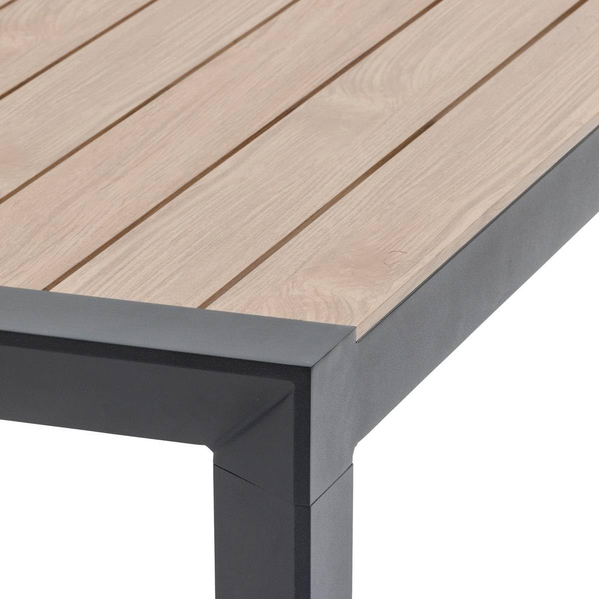 Hespéride - Evasion - table de jardin 12 places aluminium effet bois