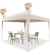 Devoko Tonnelle étanche 3 x 3 m étanche et stable | Tonnelle pliable | Tente de jardin pliable | Pop up Fal...