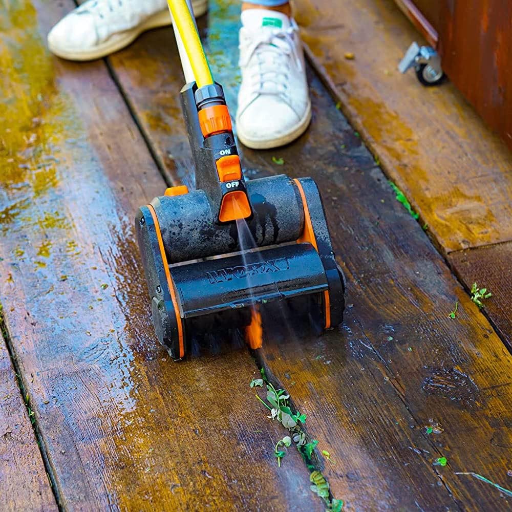WORX - Brosse de nettoyage 20V - sans fil, 4Ah, chargeur rapide WG441E