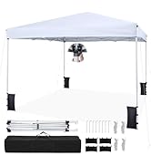 RELAX4LIFE Tonnelle Pliante 3x3 Imperméable, Barnum Pliant Facile à Monter, Protection Solaire UP...