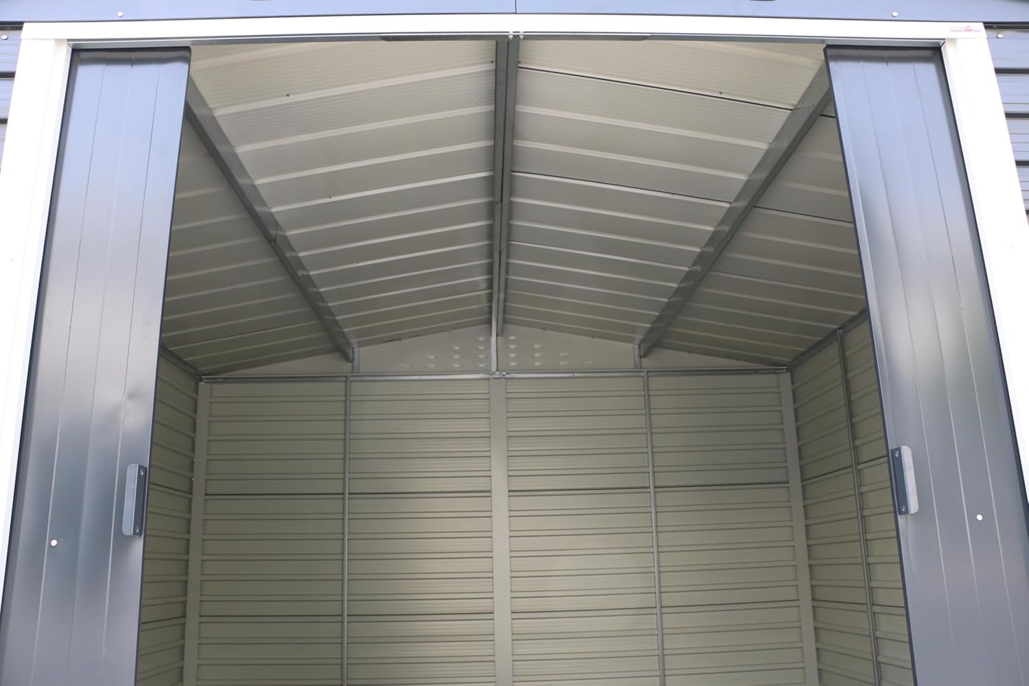Duramax - Alpine - 10x8 - abri de jardin métal, toit renforcé, 7,82 m²