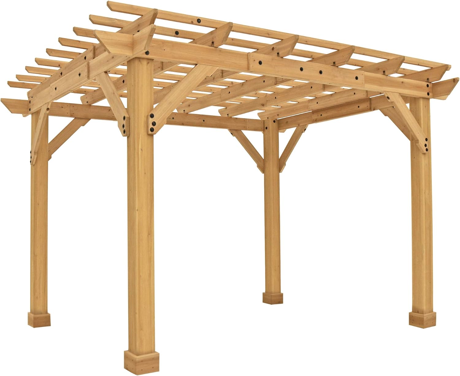 Yardistry - Pergola série classique - 10x12 ft - structure en bois premium