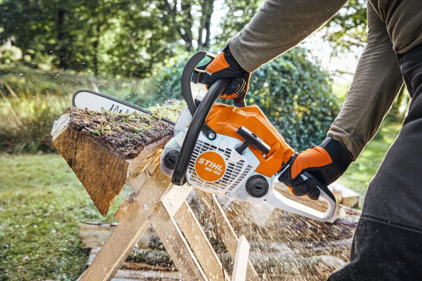 Stihl - MS 162 série - 30 cm - puissante tronçonneuse compacte MS162