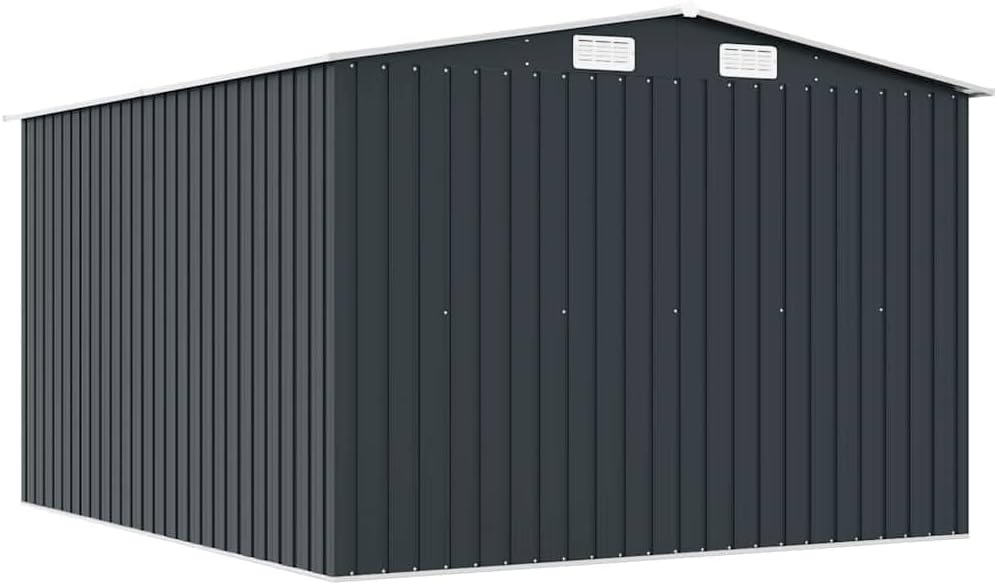 vidaXL - Abri de jardin métal 257x298x178cm anthracite, cabane à outils