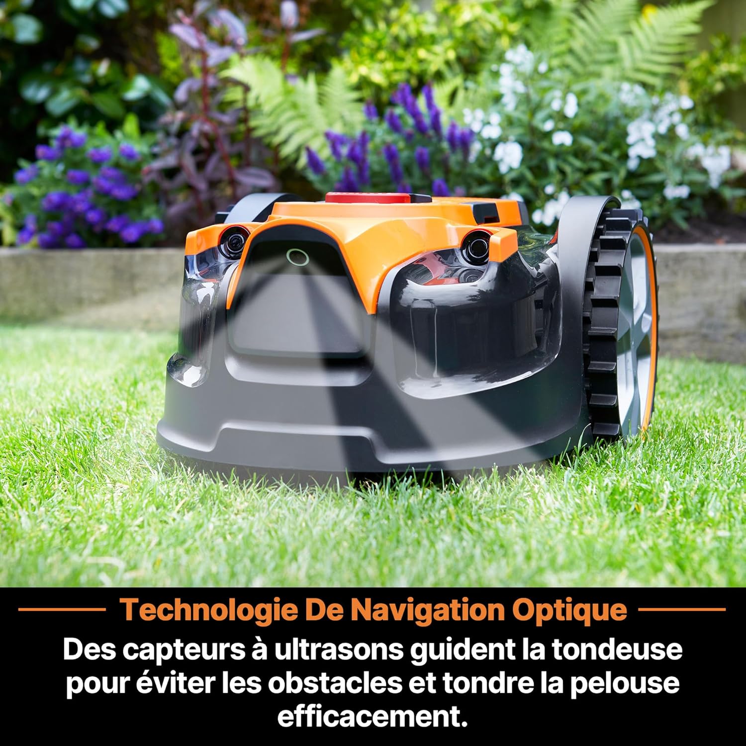 Lawnmaster - OcuMow 16 série - 250m² - tondeuse robot, obstacle, 2 batteries - VBRM16 Combo