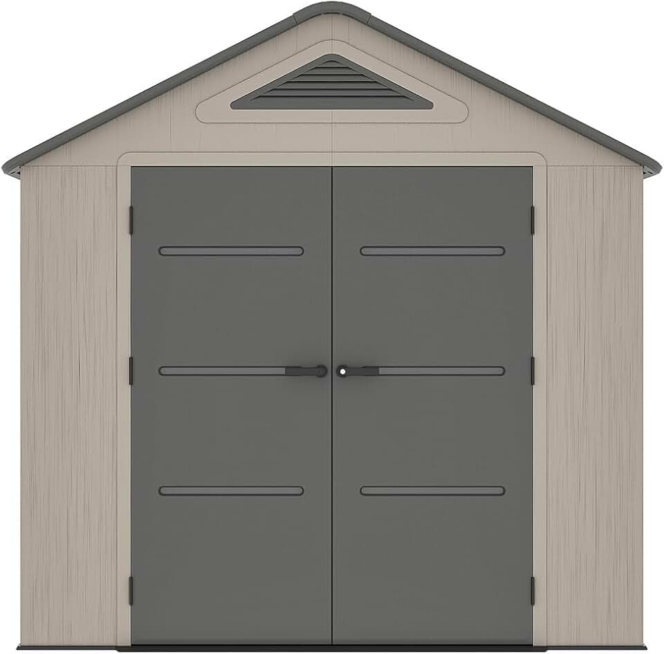 Vente-unique - Abri jardin résine 6,15m² plancher 22mm - ANTEVA