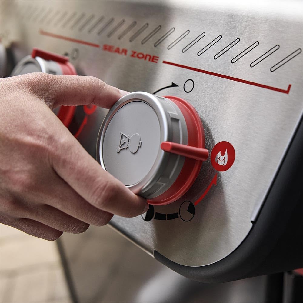 Weber - Spirit E-425 - barbecue gaz 4 brûleurs, mix plancha, 8200W