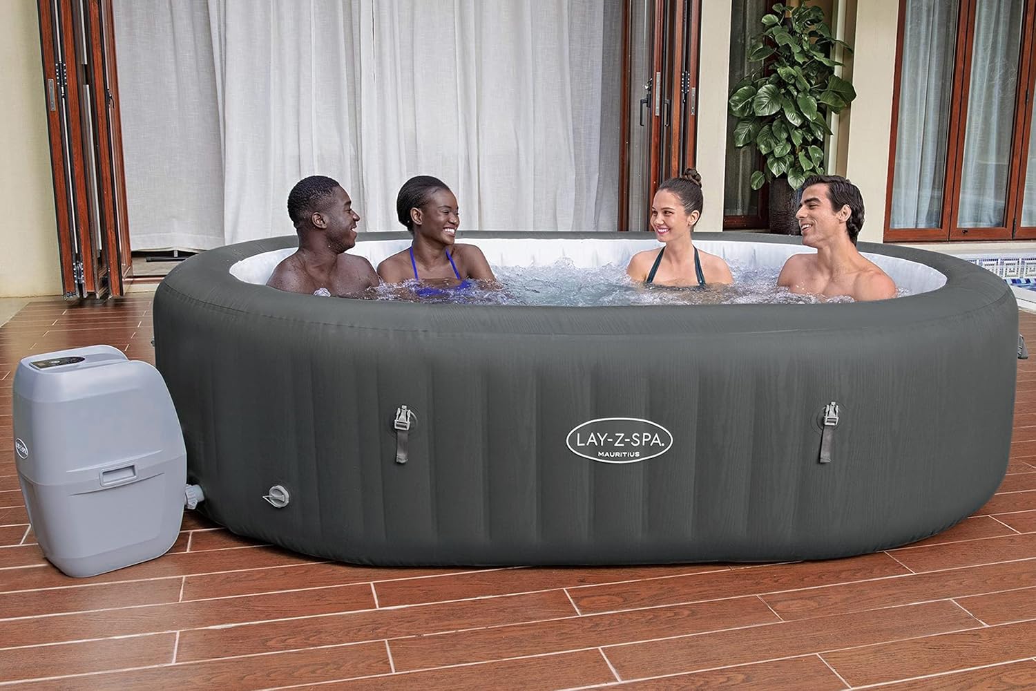 Bestway - Lay-Z-Spa Mauritius Airjet - 270x180x71 cm - 5-7 pers.