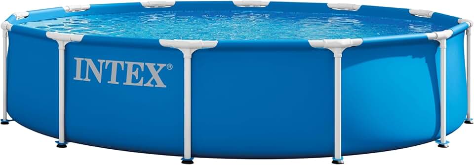Intex Piscine 28212ND 3,66 m x 76 cm avec Structure métallique Pompe de Filtration Incluse