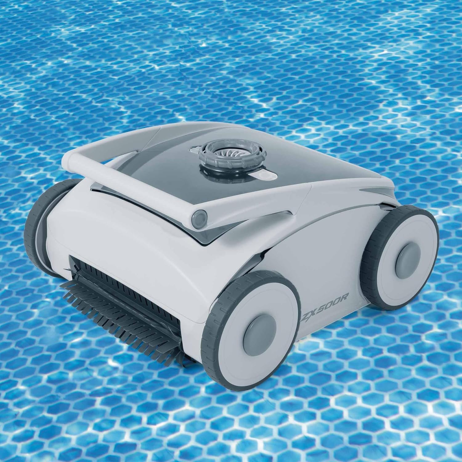 Intex - ZX500R - dimensions non précisées - Robot piscine sans fil, escalade mur, batterie 8000mAh, charge rapide