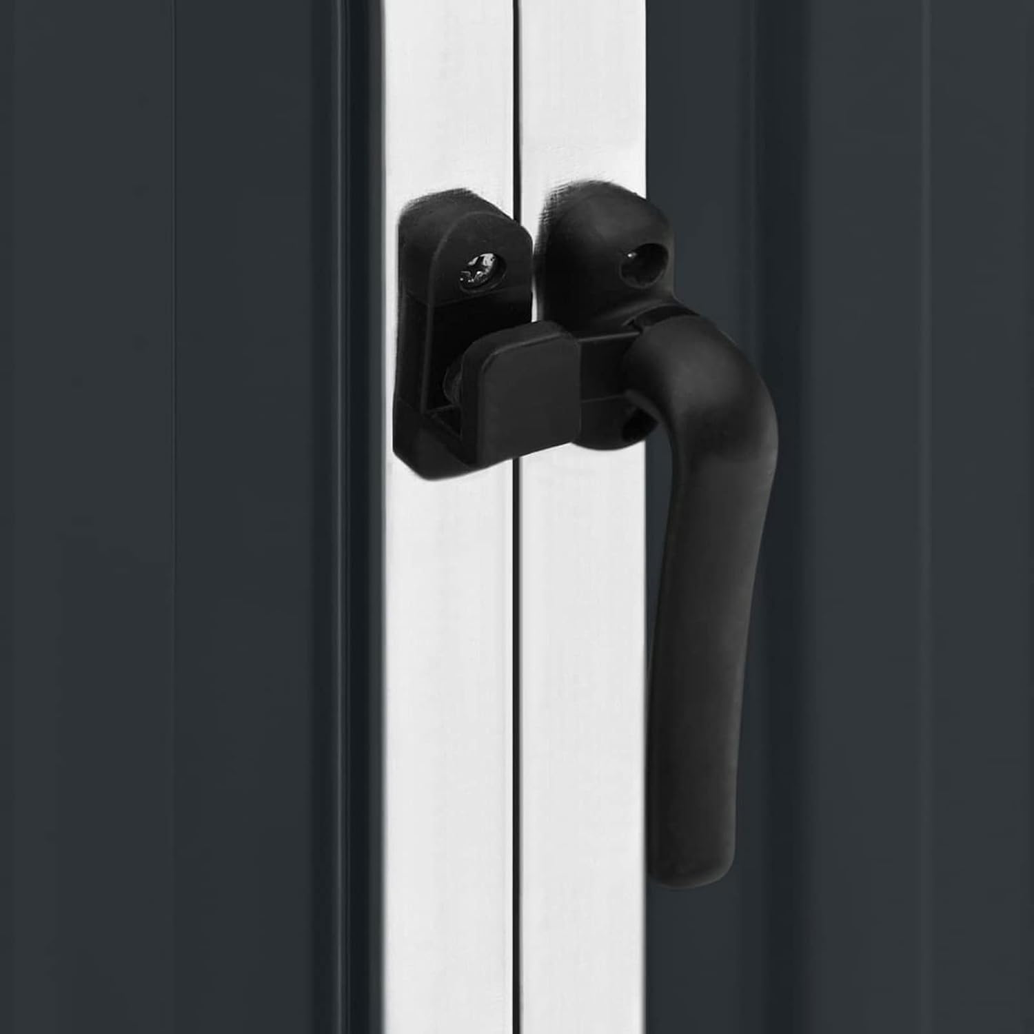 LAPOOH Abri de Jardin Anthracite 195x198x159 cm Acier galvanisé,Armoire De Jardin Exterieur,Abri De Jardin,Meuble Exterieur Rangement