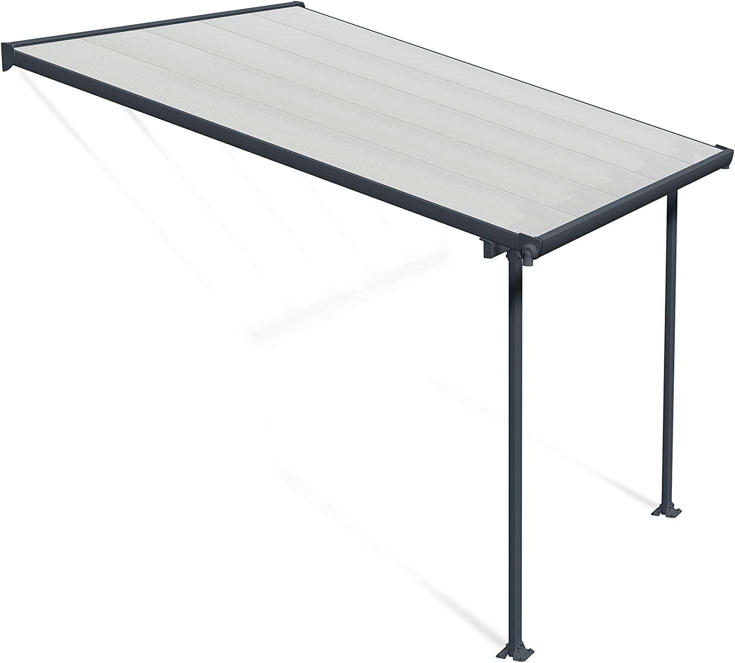 Canopia by Palram - Pergola Feria - 9.2 m² - Aluminium & polycarbonate, moderne, terrasse, gris