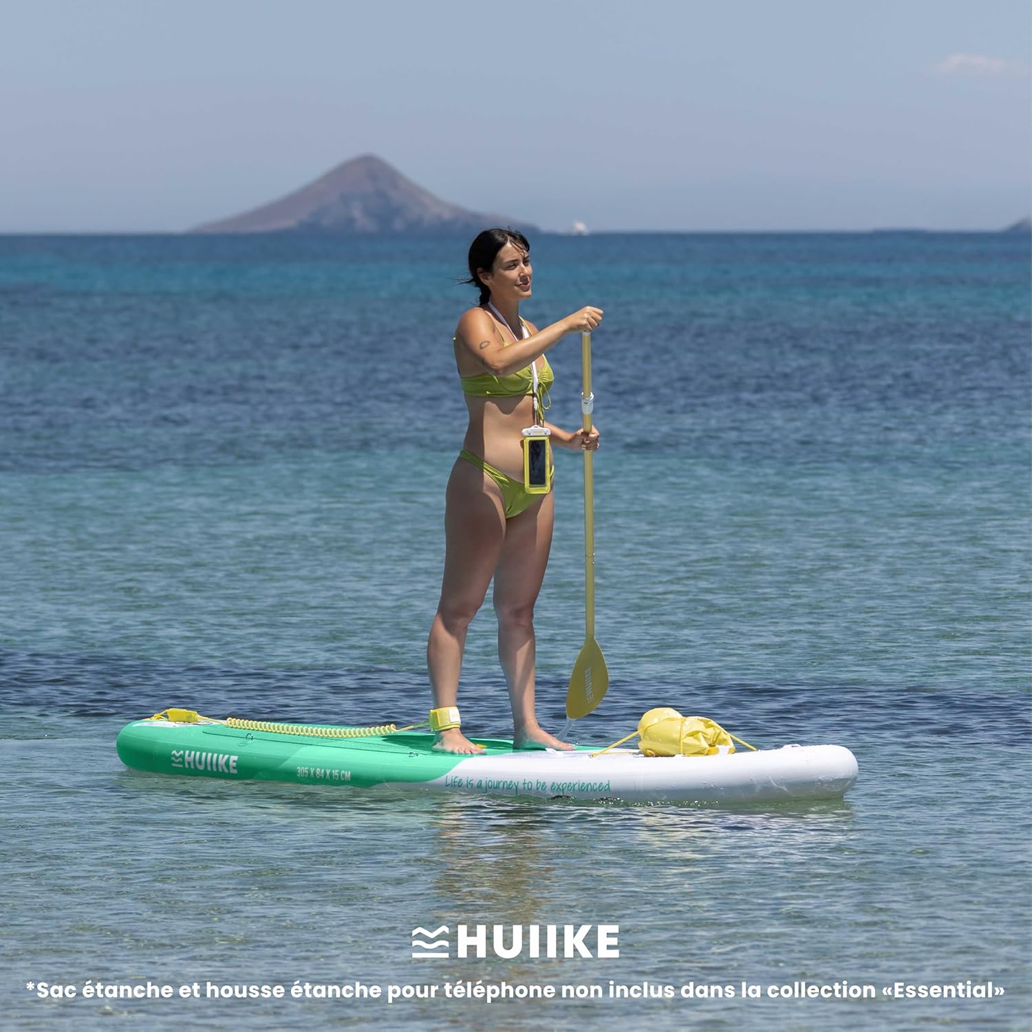 HUIIKE - Paddle gonflable adulte - 305x84x15cm - grande stabilité, accessoires inclus