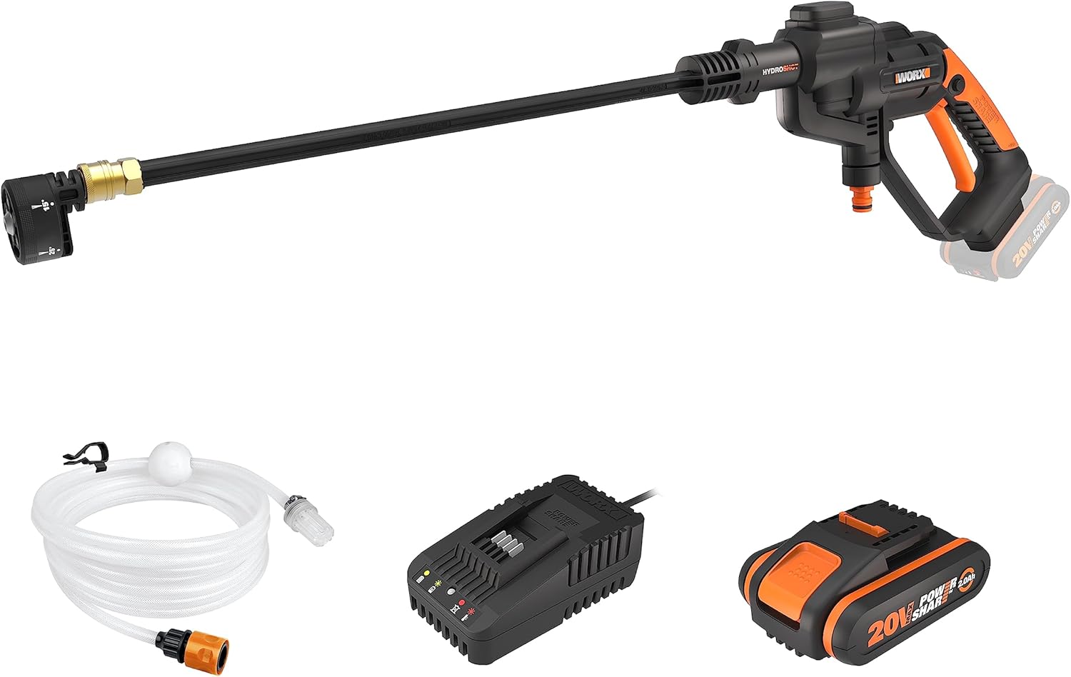 WORX - Hydroshot 20V - nettoyeur sans fil portable compact - WG620E