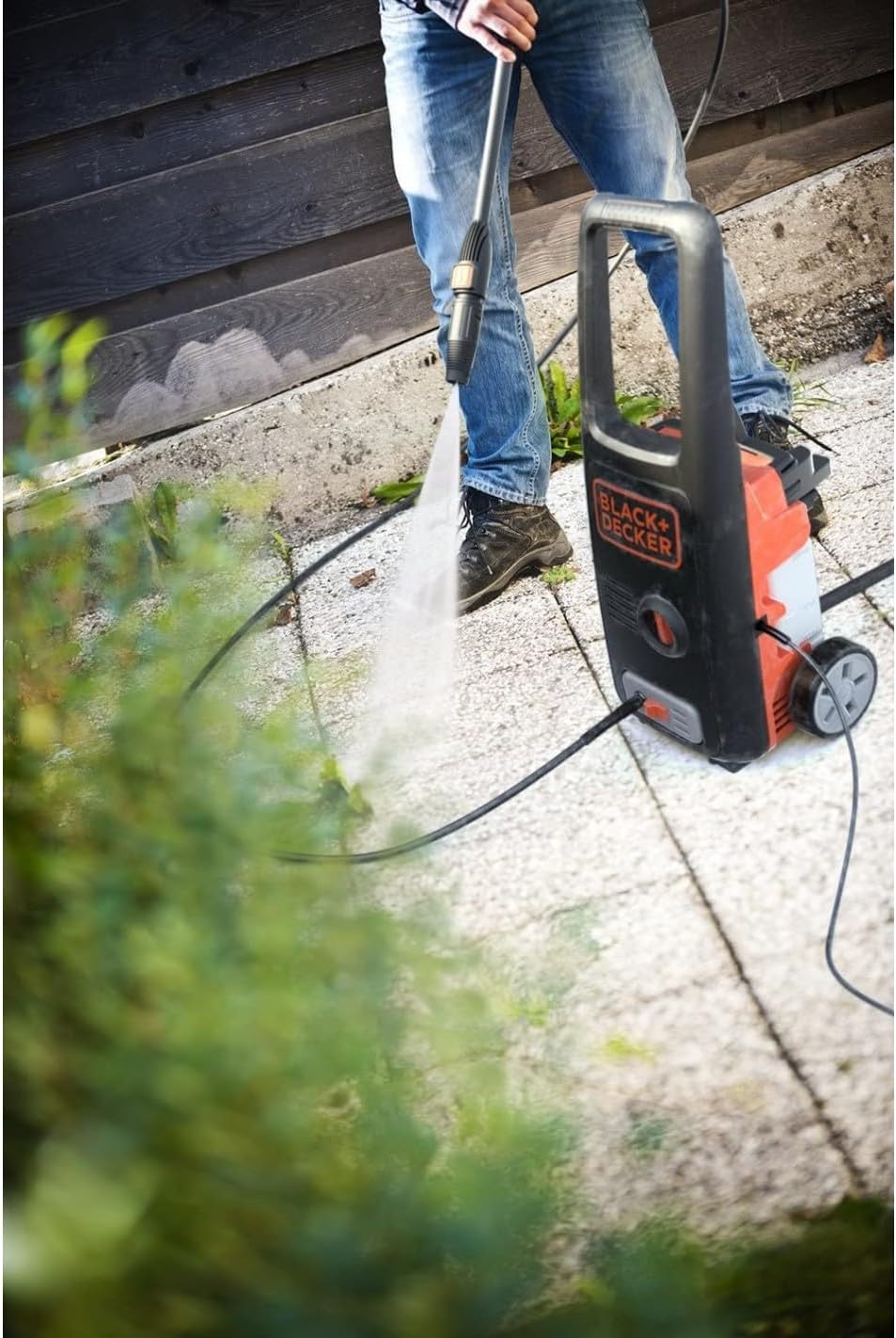 Black+Decker - nettoyeur haute pression - compact - 1500 W, 120 bar, 390 l/h - BXPW1500PE