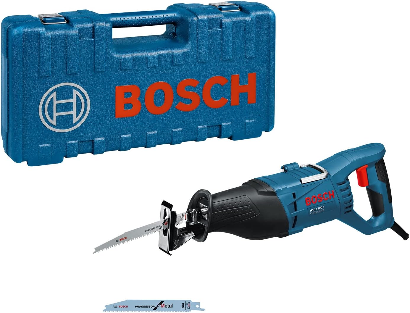 Bosch Professional - Scie alternative série GSA 1100 E - 1100W, poignée ergonomique, éclairage LED - GSA 1100 E