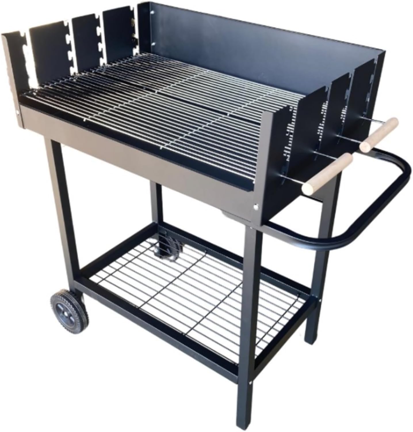 Cook'in Garden - Serena - XXL - Barbecue charbon acier, grille réglable