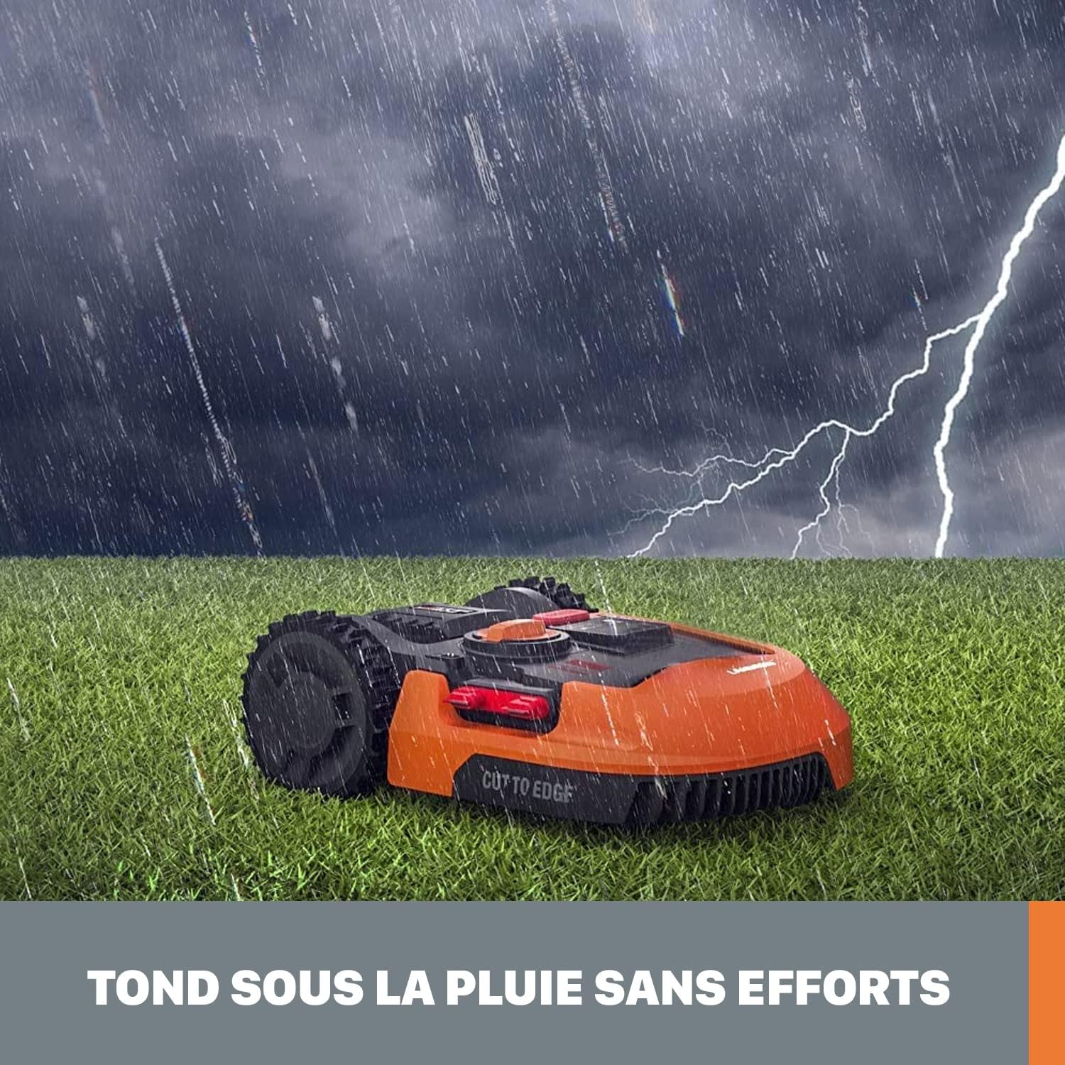 WORX - Landroid Plus Série - 800 m², pente 35 %, coupe, WR148E