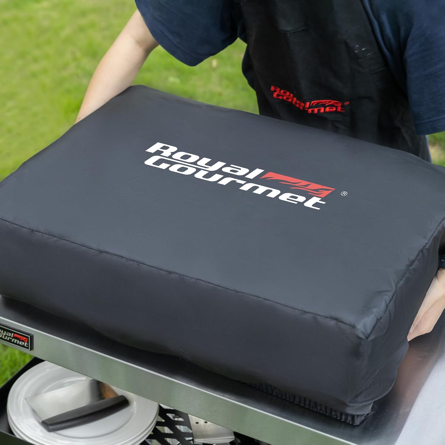 Royal Gourmet - Plancha Gaz 3 brûleurs - 62x35,5 cm - acier émaillé, portable, 7.5kW