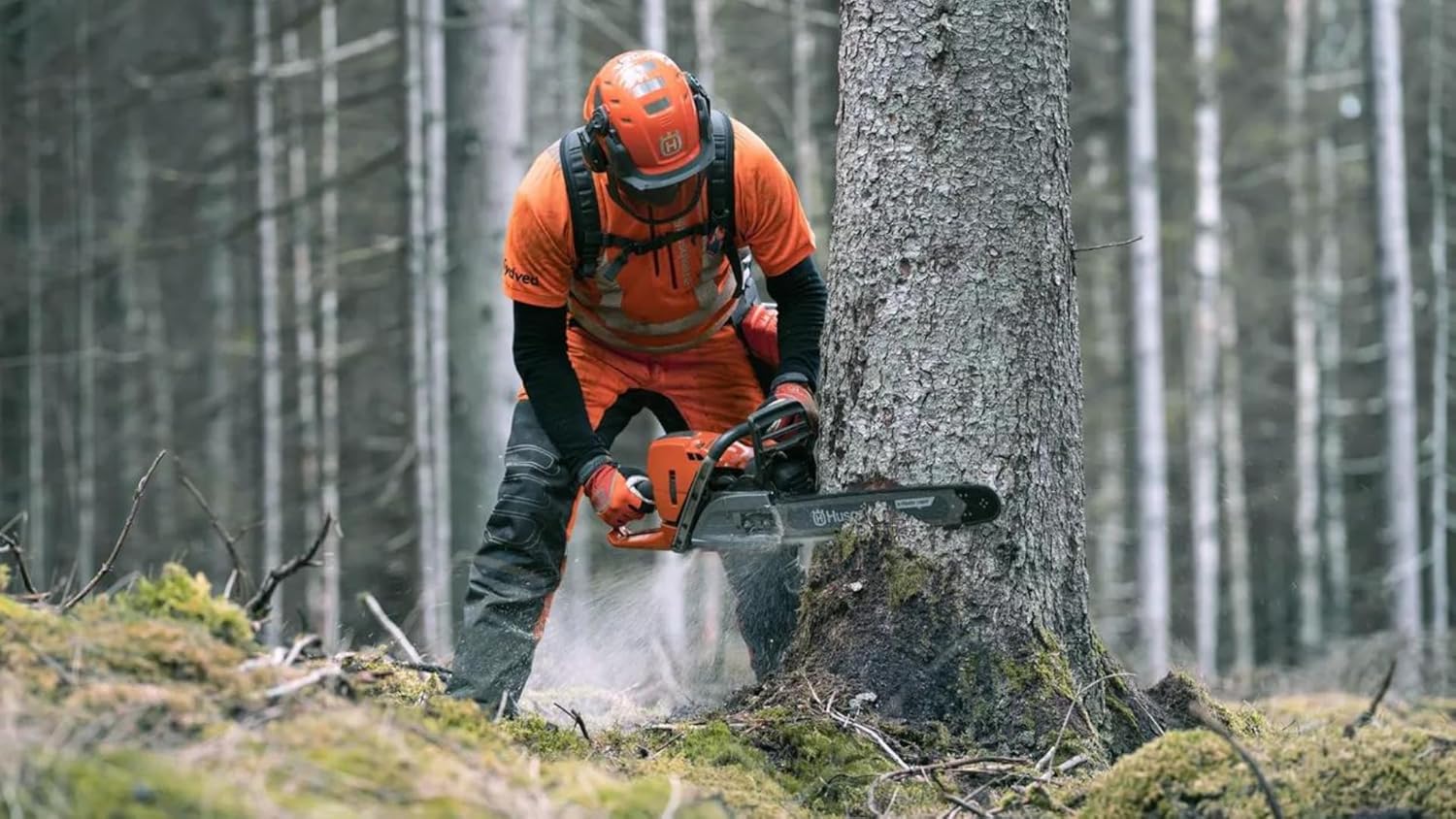 Husqvarna - tronçonneuse série XP - 572 mm - moteur puissant, coupe rapide
