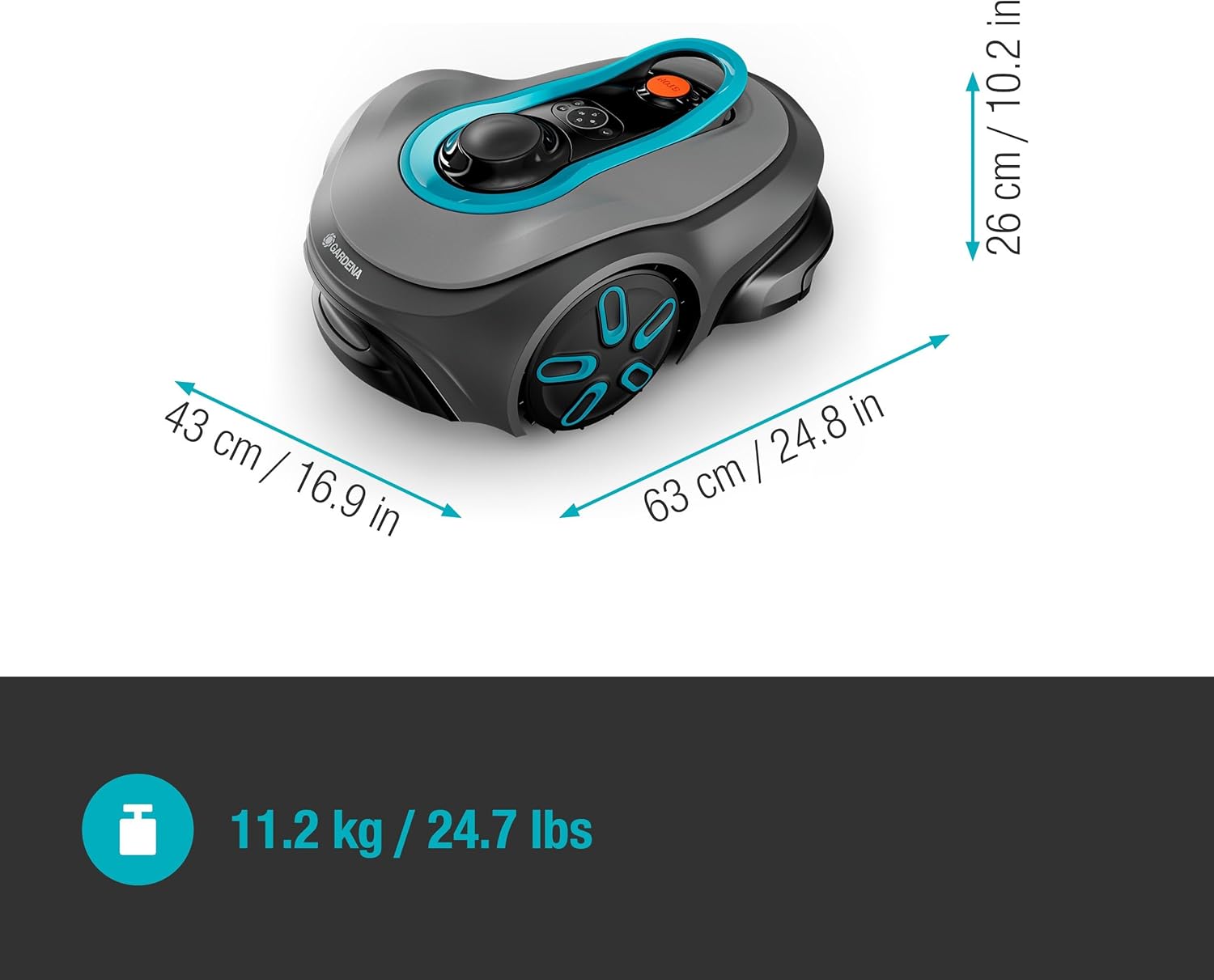Gardena - Smart SILENO Free Set - 800m² - tondeuse robot silencieuse, sans fil, intelligente, sans fil périphérique - 19