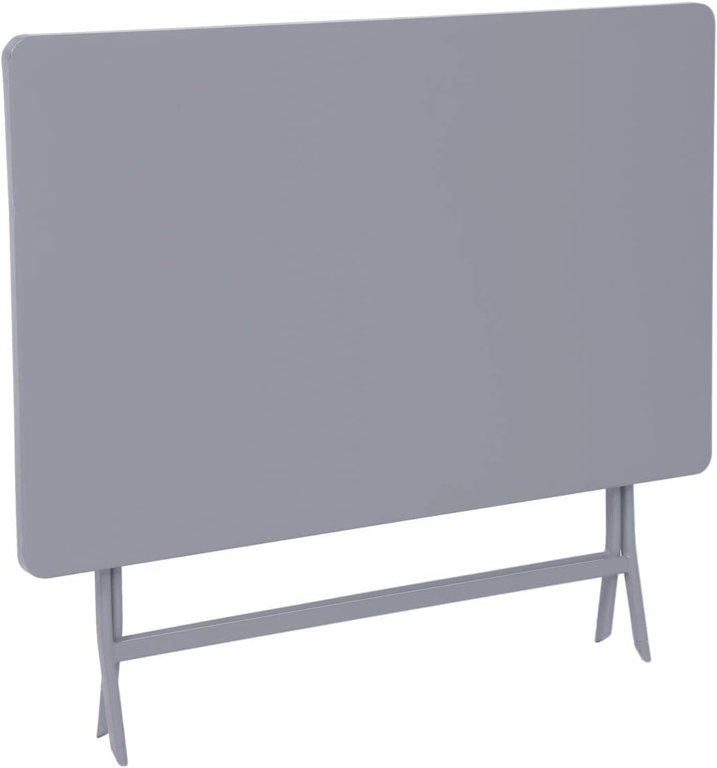 Hespéride - Greensboro - 4 places - table pliante acier antirouille, quartz