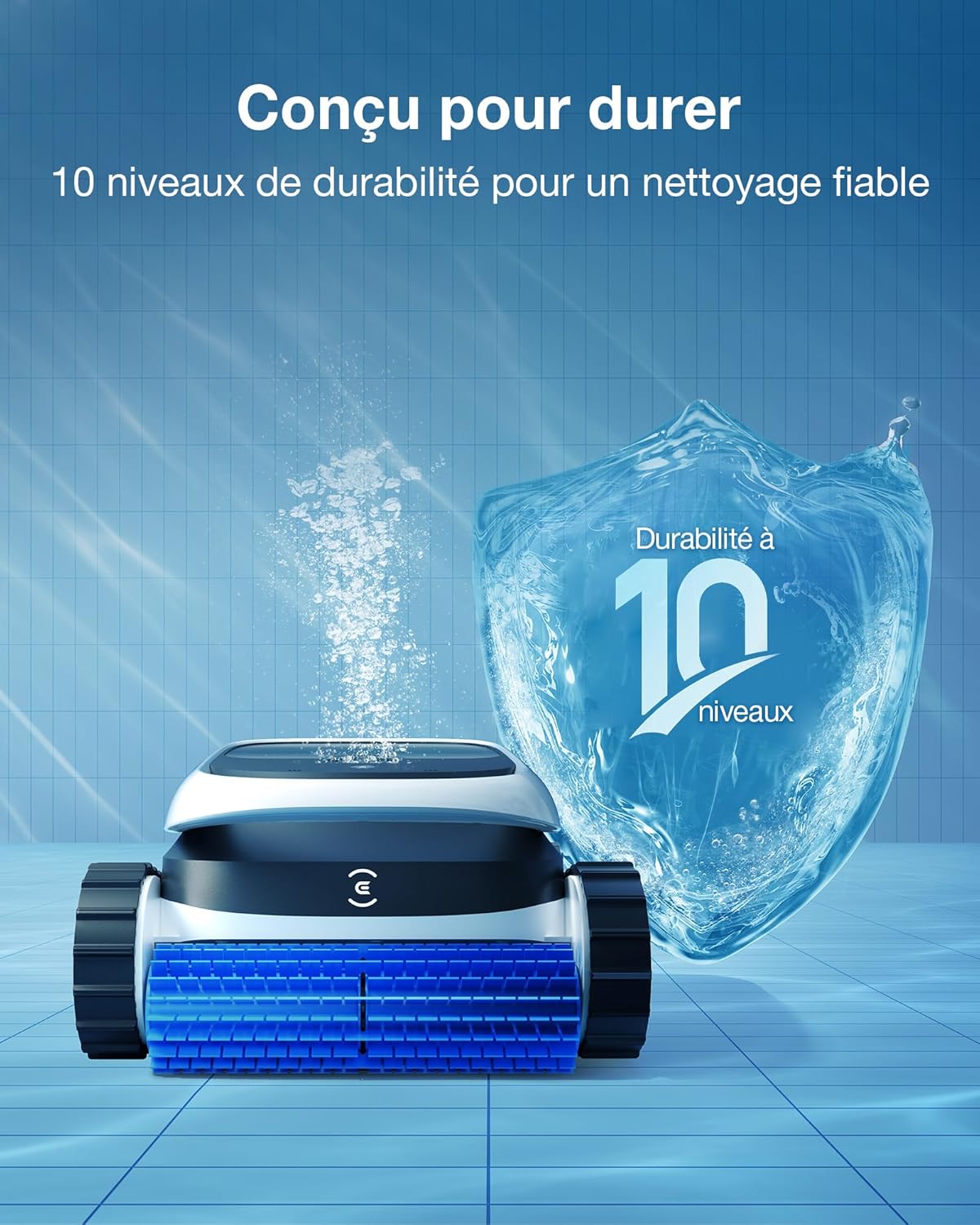ECOVACS - Ultramarine P1 - 180 m² - 180 min, 300 L/min, filtration double, SmartNavi